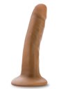 Blush DR. skin Silicone DR. Lucas 5 inch dong with suction cup mocha