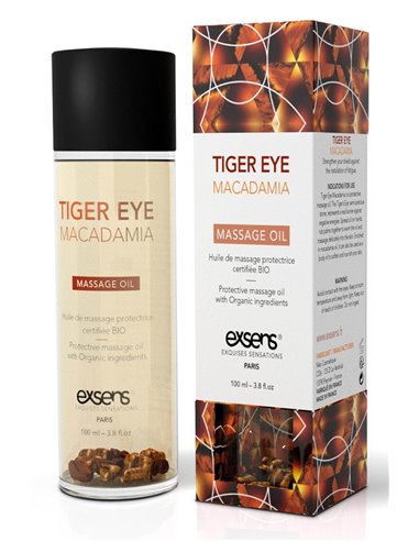 Exsens Organic massage oil Tiger Eye macadamia 100 ML