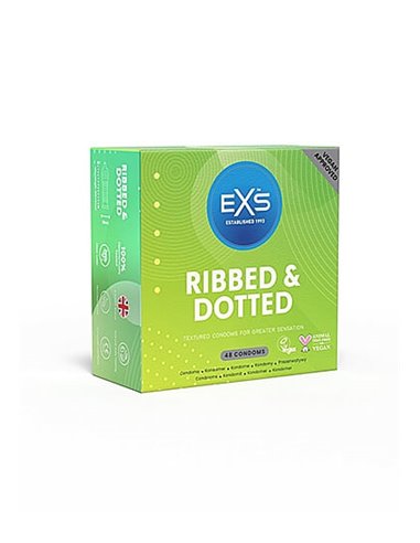 EXS Ribbed and Dotted retail pack 48 PCS