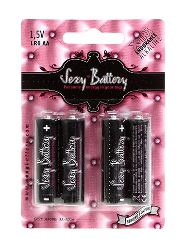 Sexy Battery alkaline 4pc blister AA