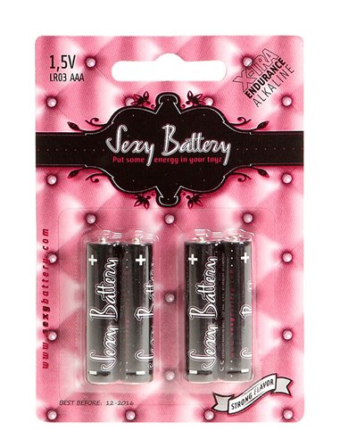 Sexy Battery alkaline 4pc Blister AAA