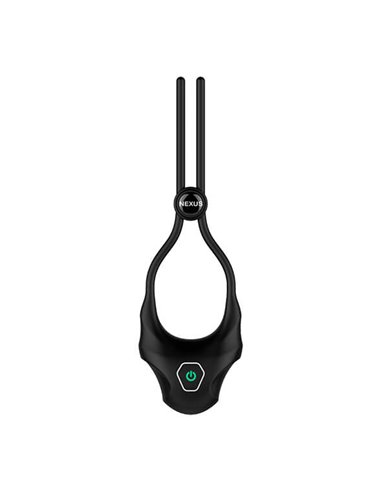 Nexus Forge vibrating adjustable lasso Silicone cockring black