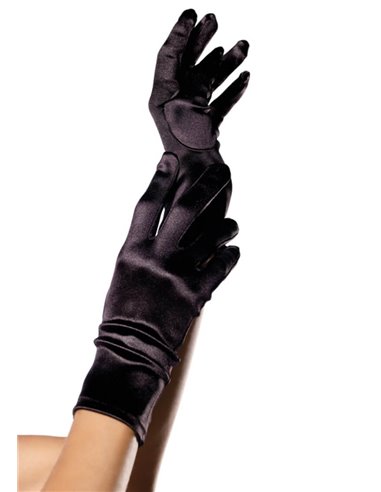 Leg Avenue Wrist Length Sating Gloves