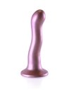 Ouch Ultra Soft Silicone Curvy G-spot Dildo 17 cm Rose Gold